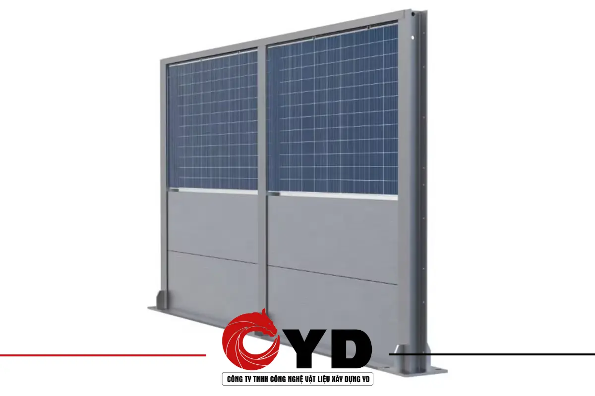 H&agrave;ng R&agrave;o Cản &Acirc;m T&iacute;ch Hợp Pin Năng Lượng Mặt Trời