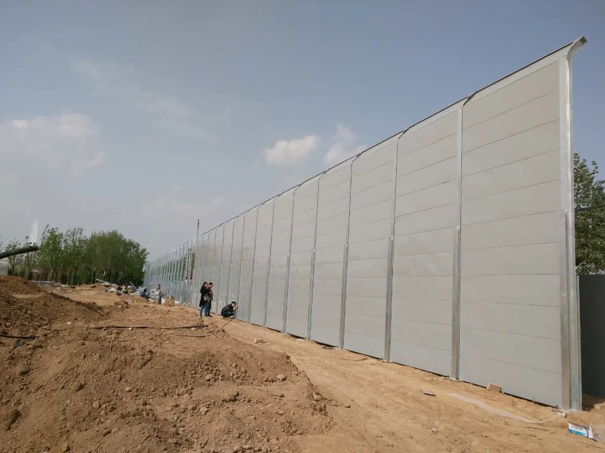 Tường chống ồn cao lớn cho công trình khu công nghiệp và khu dân cư Y&D