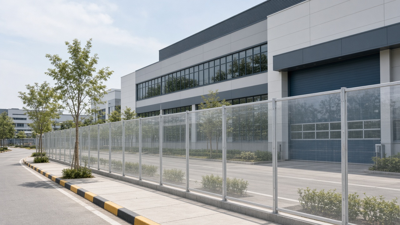 Giải ph&aacute;p panel trong suốt giảm ồn cho nh&agrave; m&aacute;y Khu C&ocirc;ng Nghệ Cao Quận 9